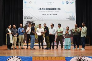 HackSecure'26 conducted by Department of CSE and sponsored by ISEA Phase-III Project MeitY at NIT Hamirpur