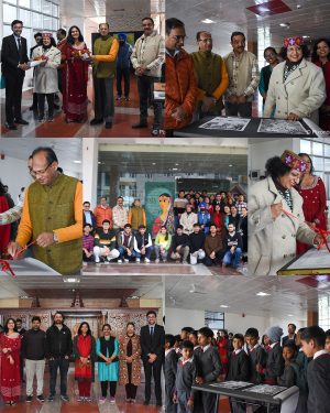 Art Exhibition of Cultural  Club in collaboration  with Janjatiya Gaurav Diwas cum Constitution  Day- Kala Sangam